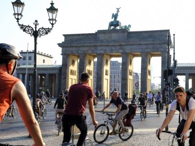 Radfahrer in Berlin