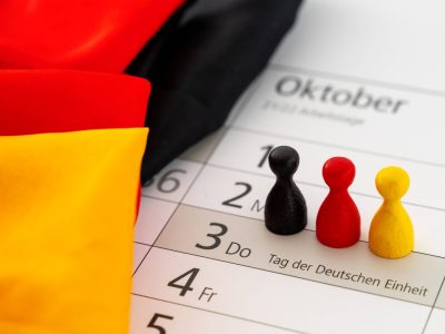 Oktober Tag der deutschen Einheit Kalender