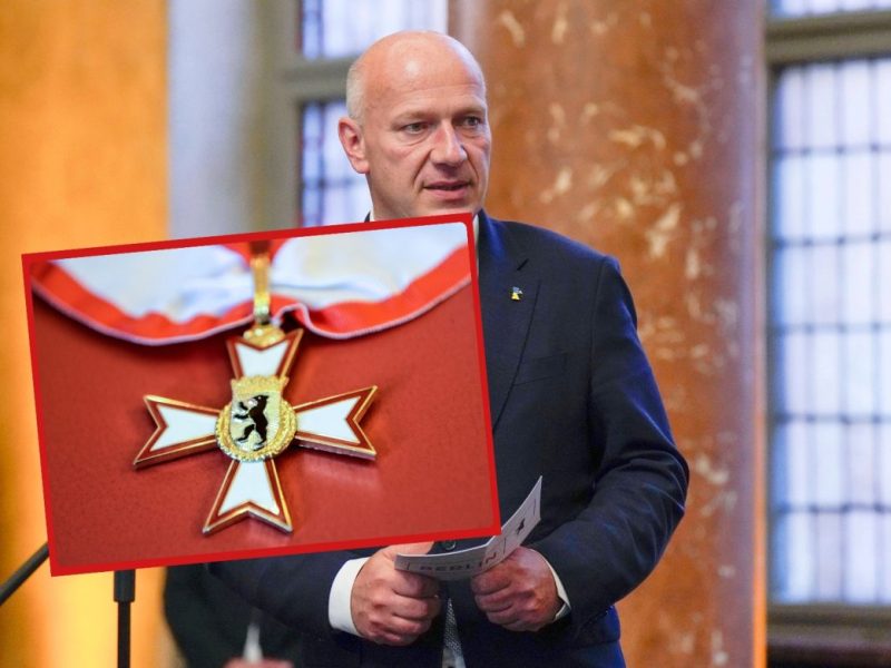 Berlins Regierender Bürgermeister Wegner verleiht Orden – aus DIESEM Grund