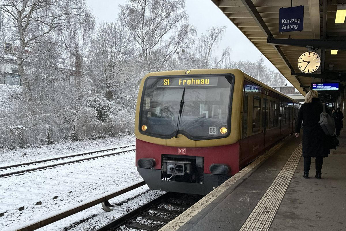 Die S1 der S-Bahn Berlin