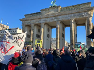 Demos in Berlin. Die Bauern geben düstere Prognose ab.