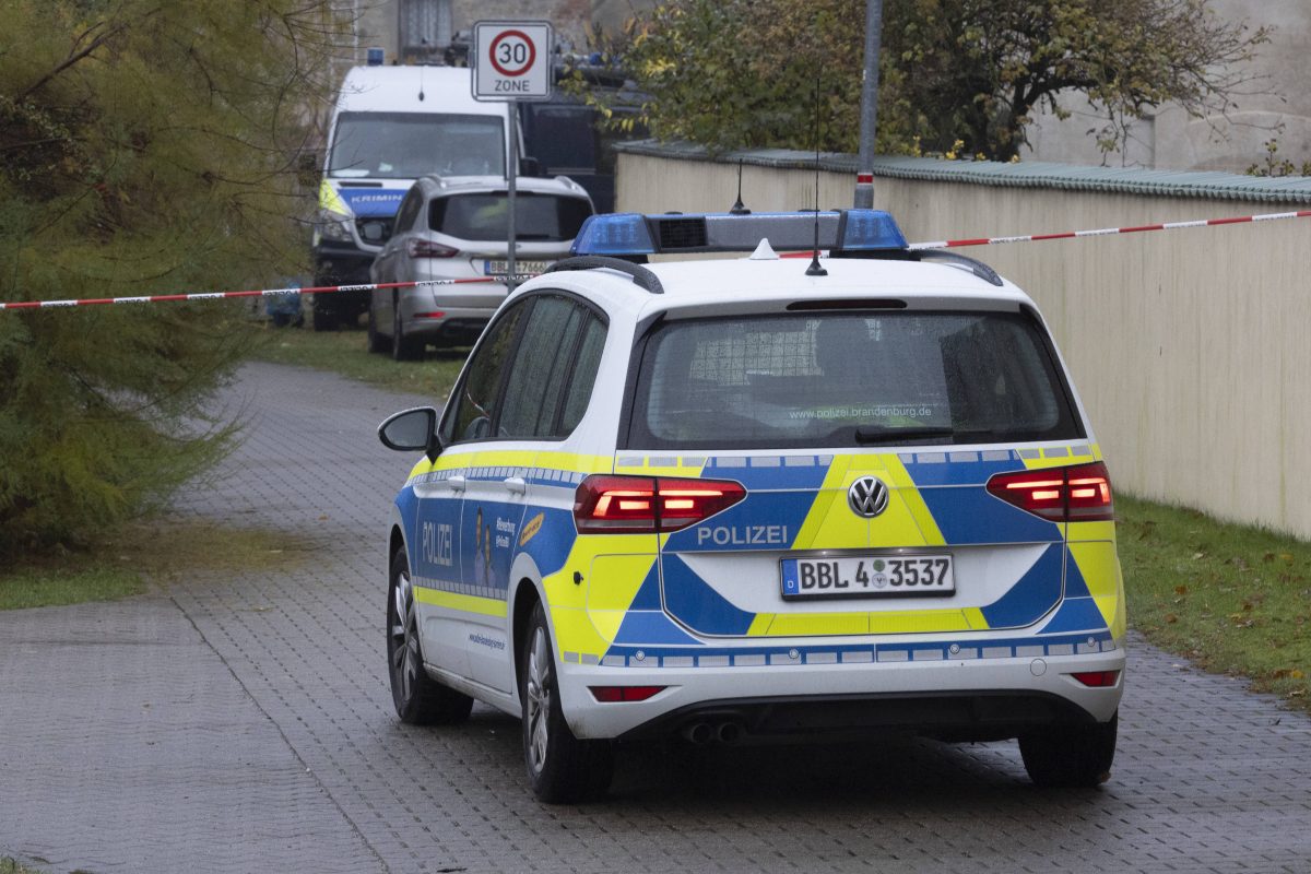 Symbolbild. Polizei Brandenburg im Einsatz.
