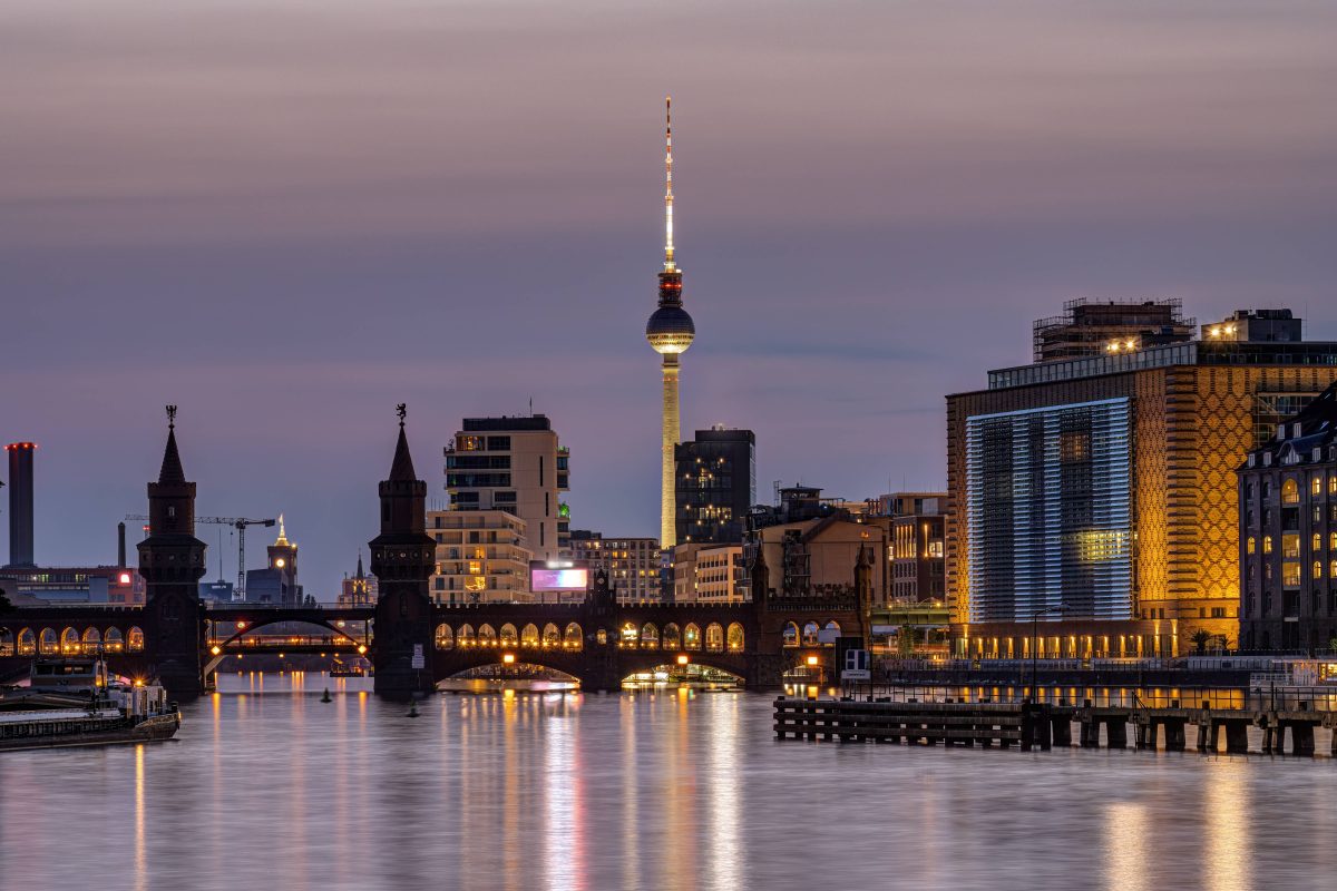 Berlin am Abend.