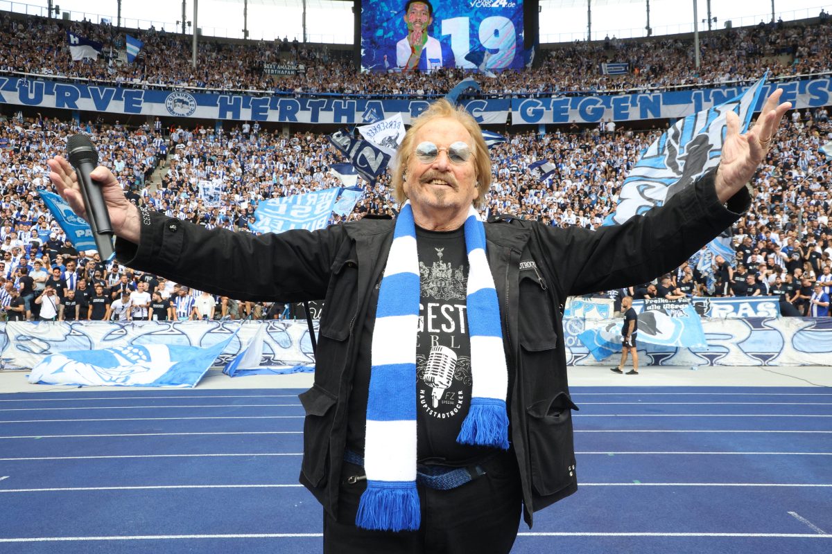 Frank Zander in großer JETZT hat er nur noch eine Bitte Berlin