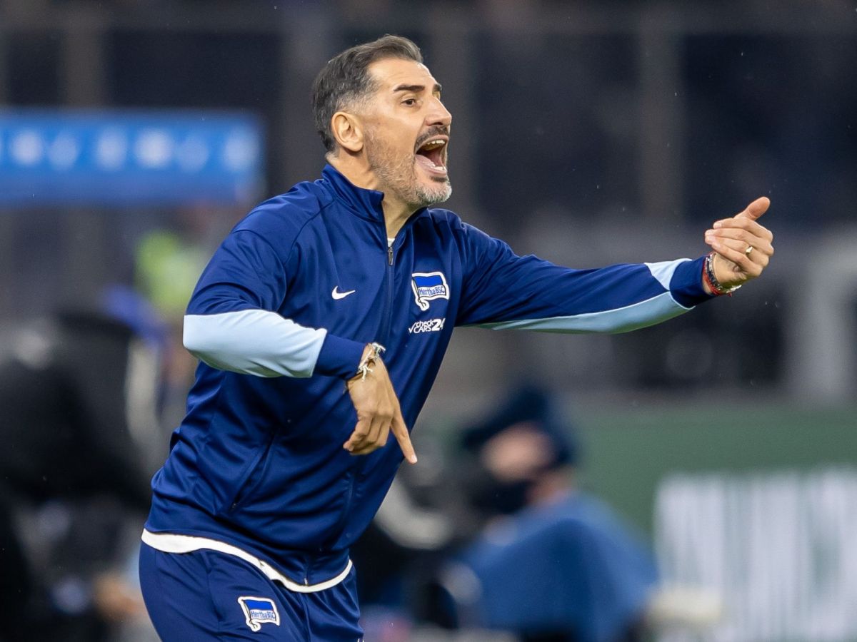 Trainer Cristian Fiél von Hertha BSC