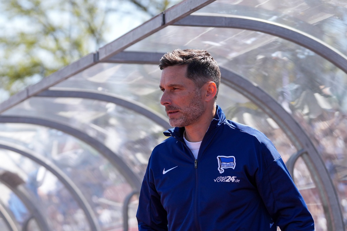 Stefan Leitl, der Coach von Hertha BSC.