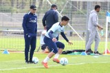 Ibrahim Sessa von Hertha BSC im Teamtraining.