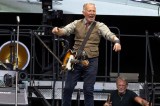 Bruce Springsteen auf der Bühne, er spielte nun auch in Berlin.