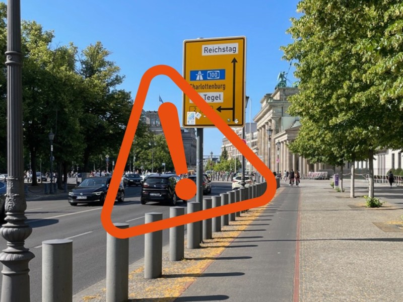 Verkehr in Berlin: Peinlich-Schilder in Mitte – diese Ziele gibt es längst nicht mehr