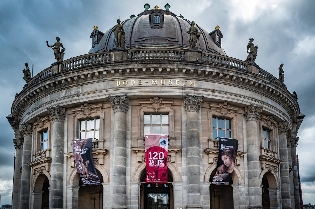 Die Fassade des Bode-Museums in Berlin.