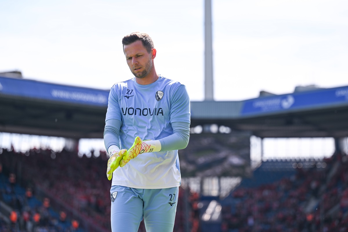 Keeper Patrick Drewes beim Spiel gegen Union Berlin.