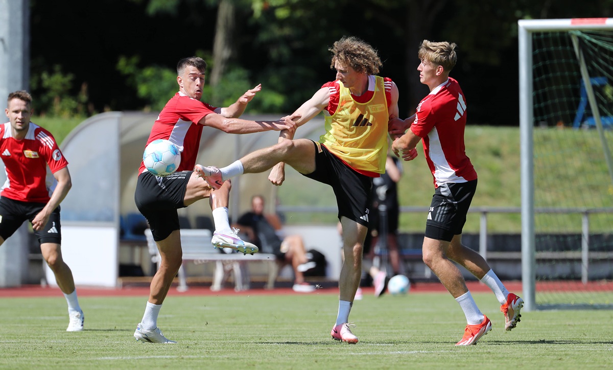Alex Kral, Noch-Spieler von Union Berlin, im Mannschaftstraining.