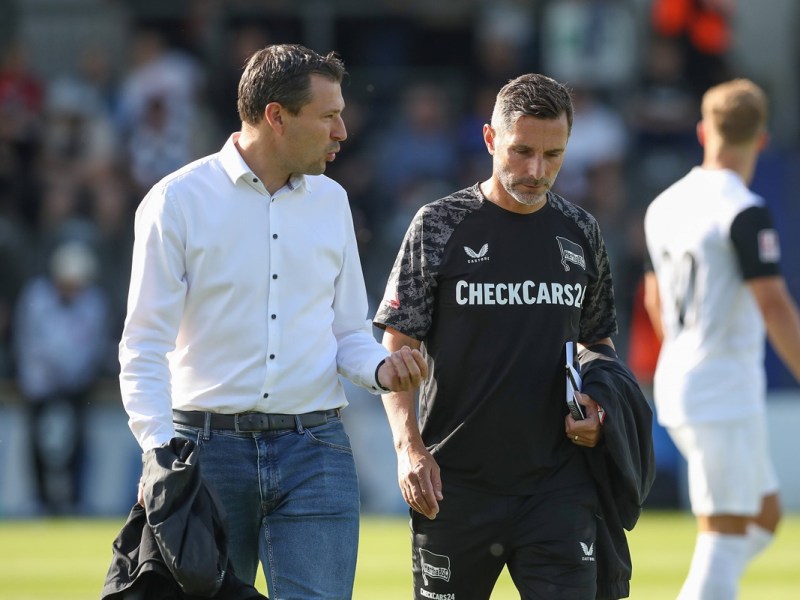 Hertha BSC mit dem „Berliner Weg“ in die Bundesliga? Weber liefert, was macht Leitl?