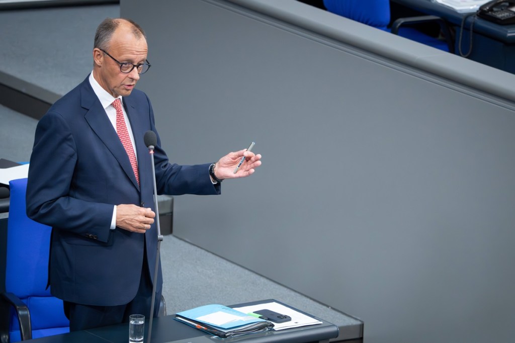 Das sagte Merz kürzlich im Bundestag