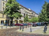 Eine Straße auf dem Prenzlauer Berg.
