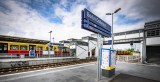 Blick über die Gleise am Bahnhof Ostkreuz der S-Bahn Berlin.