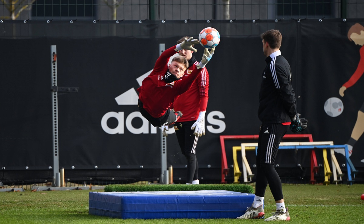 Torwarttraining bei Union Berlin.