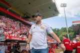 Steffen Baumgart als Trainer von Union Berlin in der Alten Försterei.